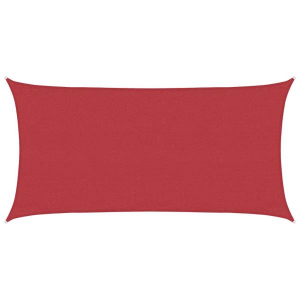 vidaXL Tieniaca plachta 160 g/m² červená 3x6 m HDPE vidaXL Tieniaca plachta 160 g/m² červená 3x6 m HDPE